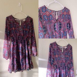 Paisley Mini Dress